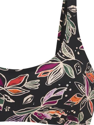 Produktbild von Buffalo Bustier-Bikini-Top Whoopi schwarz bedruckt Größe 40 Cup D