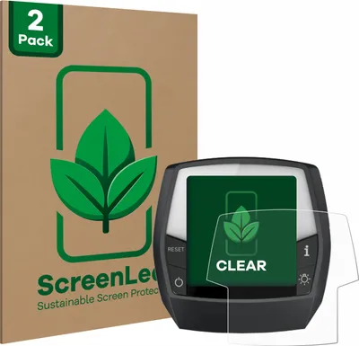 Produktbild von 2x ScreenLeaf Schutzfolie für Bosch Intuvia Active / Performance Line nachhaltiger Displayschutz Display Schutz Folie Klar Transparent