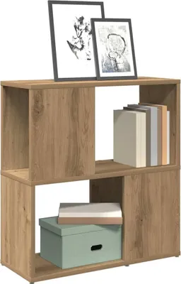 Obrázek produktu pro vidaXL Artisan dubová knihovna 60x24x63 cm materiál na bázi dřeva