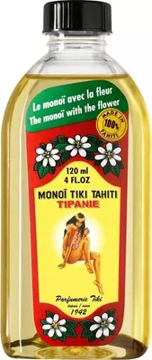 Produktbild von Monoi Tiki Tahiti - Kokosöl Frangipani Tipanie - 120ml