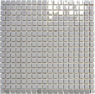 Produktbild von Edelstahlmosaik XCE 15G silber 30x30 cm