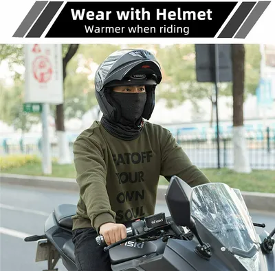 WALBOX Halswärmer Für Motorrad - Winddichtes Bandana Für Sport & Outdoor