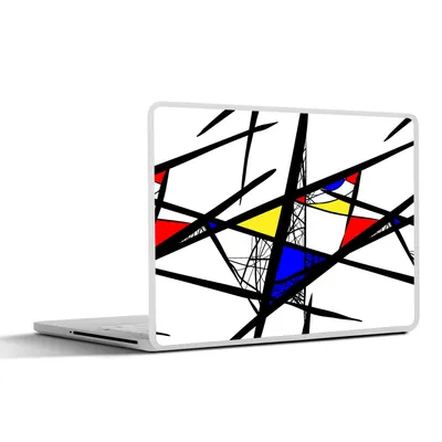 Produktbild von MuchoWow® Laptop Aufkleber Sticker Cover Muster - Abstrakt - Kunst 40x30 cm - Laptop Dekoration - Selbstklebend