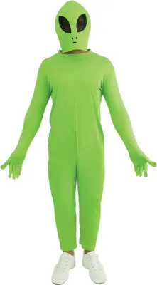 Obrázek produktu pro Kostým mimozemšťana zelený pro dospělé - S/M