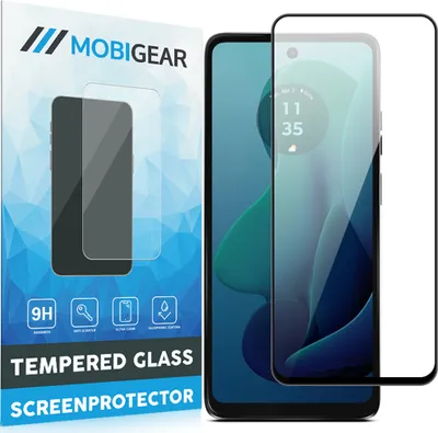 Produktbild von Mobigear Premium  Motorola Moto G24 Power Panzerglas Gehärtetes Glas Displayschutz - Hüllenfreundlich