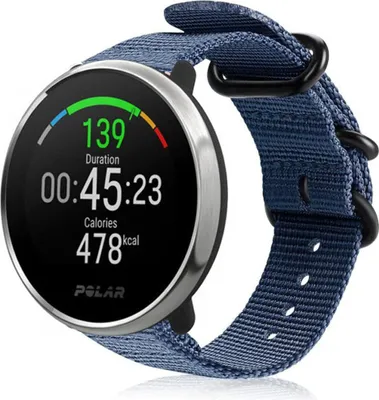 Produktbild von Strap-it Polar Ignite Nylon Schnallenarmband (Blau)