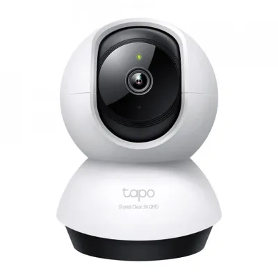 Obrázek produktu pro TP-Link Tapo C220, Bezpečnostní IP kamera, Vnitřní, Bezdrátový, Stůl, Bílá, Černá, Kuželovitý