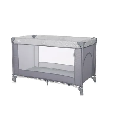 Obrázek produktu pro Lorelli TORINO cestovní postýlka a ohrádka 127x68x75 cm, matrace, boční vstup na zip, skládací, taška
