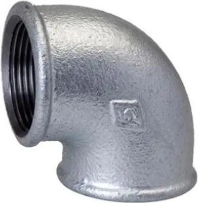 Produktbild von Temperguss verzinkt Winkel 90° IG 3/4" x IG 3/4"  Fitting Gewindefittings