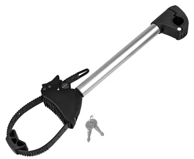 Produktbild von Strap Rahmenhalter lang Ø 25+30mm, Schwarz/Silber