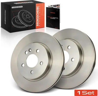 Image de Frankberg 2x disques de frein avant pour Mercedes-Benz Classe M W163 2.3L 2.7L 3.2L 1998-2000