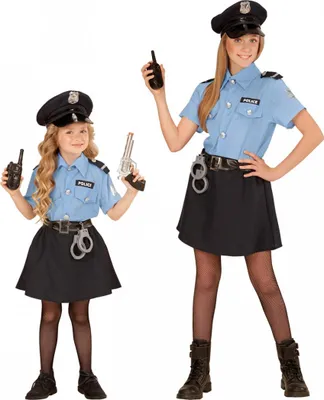 Produktbild von Polizistin Kinderkostüm Größe: XXS-104