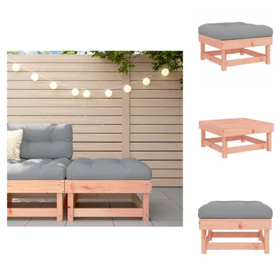 Produktbild von vidaXL Gartenhocker mit Kissen Massivholz Douglasie -  Gartensofaelemente
