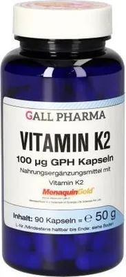 Produktbild von GALL PHARMA Vitamin K2 100 µg GPH Kapseln, 90 St. Kapseln