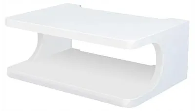 Zdjęcie produktu dla Regał ścienny na router WIFI drewniany organizer kablów 30X20CM