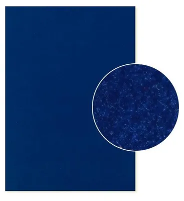 Produktbild von Plottermarie Plotterfolie Premium Flockfolie mit samtiger Oberfläche – Plotterfolie für Textildruck, T-Shirts, Baumwolle, Polyester & Mischgewebe A4 - 300 Royal Blue