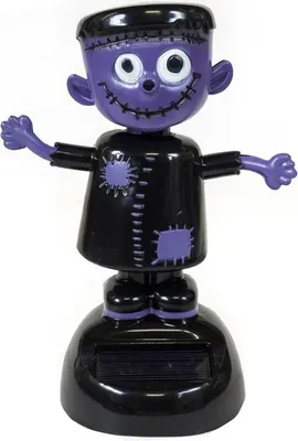 Produktbild von Solarbetriebene Zombie Wackelfigur, 11 cm Höhe