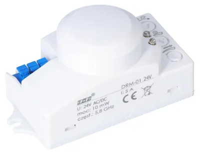 Bewegungssensor weiß, 12 Min., 45-2000 lx, DRM-01-24V