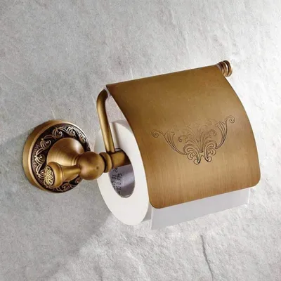 Immagine prodotto di Set di accessori da bagno in ottone antico