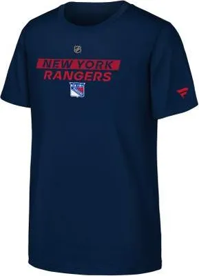 Produktbild von Kinder-T-Shirt New York Rangers NHL Apro Wordmark Ss Tee Größe: Kinder L (11 - 12 Jahre)