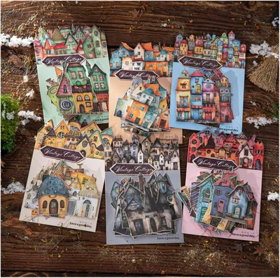 Immagine prodotto di Set di adesivi per scrapbooking, 90 pezzi, 6 design, ideali per bullet journal