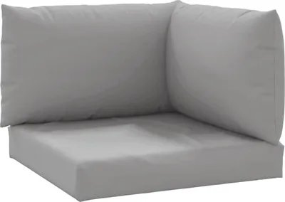 Produktbild von vidaXL Palettenkissen 3-tlg. Grau Oxford-Gewebe