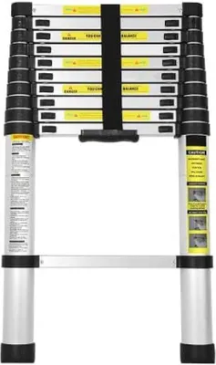 Produktbild von Famanu Teleskopleiter - Aluminium, 2,6 m, 9 Stufen - Vielseitig einsetzbar