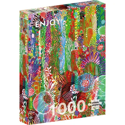Produktbild von Puzzle mit 1000 Teilen Enjoy – Blumenvorhang