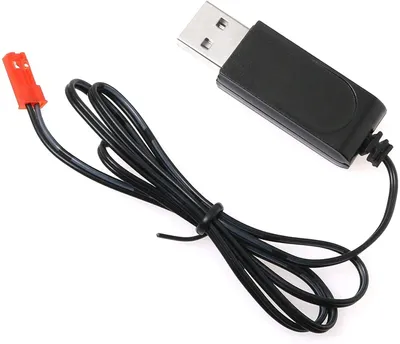 Produktbild von USB-Ladegerät 4.8V MH Ni-CD für Fernsteuerungs-Spielzeugbatterien | JST 2P Kabel | Überlade- und Kurzschlussschutz | Geeignet für Drohne, Flugzeug