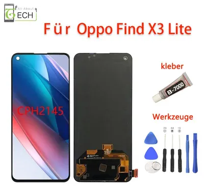 Produktbild von Für Oppo Find X3 Lite CPH2145 LCD Display (OLED) Touchscreen Bildschirm