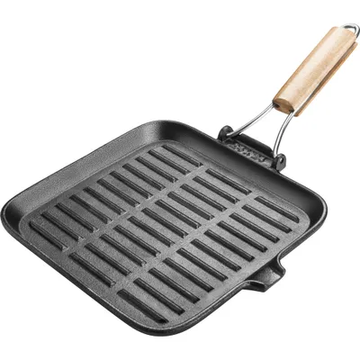 Obrázok produktu pre LAMART LT1065 Smaltovaný liatinový riad, rozmer 23,5x23,5x2 cm, vnútorná a vonkajšia smaltovaná vrstva odoláva odreninám a praskaniu,odolnosť voči vysokým teplotám do 280°C