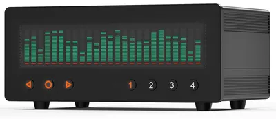 Productafbeelding van 4-kanaals RCA-audio-keuzeschakelaar, hifi-splitter