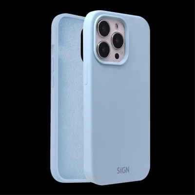 Immagine prodotto di Custodia in silicone liquido per iPhone 15 Pro Max - azzurro