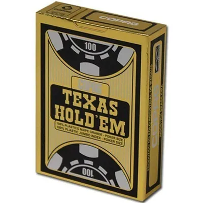 Obrázok produktu pre Texas Holdem Gold Jumbo Face czarne