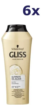 Produktbild von 6x Gliss-Kur Shampoo – Ultimate Oil Elixir 250 ml
