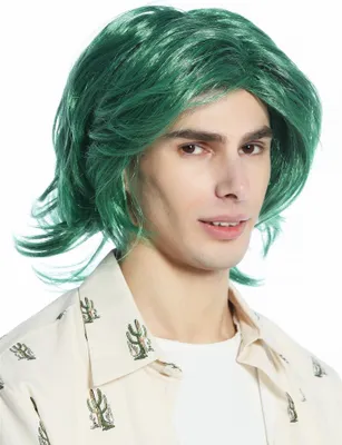 Produktbild von WIG ME UP Perücke schulterlang toupiert Mittelscheitel grün 91787-B-ZA97A-ZA96