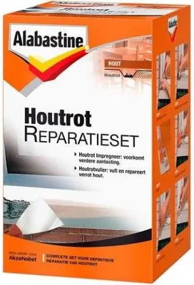 Productafbeelding van Alabastine  -  Houtrot Reparatieset  -  Naturel / Vuren  -  500 G