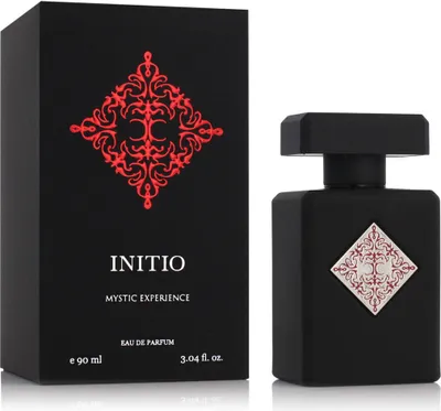 A product shot of a perfume bottle and its box.