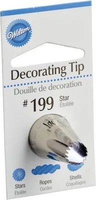 Produktbild von Wilton Decorating Tip #199 Open Star Carded