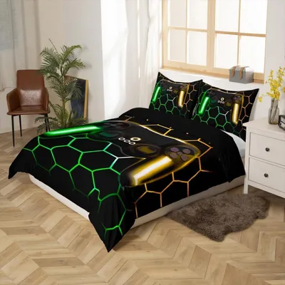 Obrázek produktu pro Sada povlečení 135x200 cm s povlakem na polštář 80x80 cm, design s motivem, mikrovlákno, 2 kusy