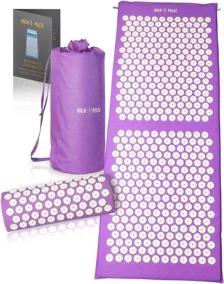 Produktbild von Famanu Akupressurmatte XXL mit Kissen und Ringen - Entspannung und Stressabbau