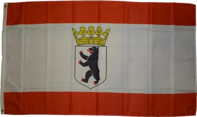 Produktbild von Flagge Berlin ohne Krone 90 x 150 cm