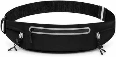 Imagen del producto de Riñonera impermeable, elástica, de 22 x 10 cm, ideal para deportistas