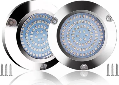 Productafbeelding van 2 Stuks Ronde Spiegelverlichting voor Botens met 90 LEDs