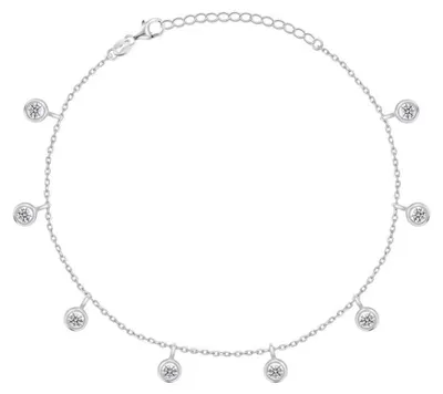 Produktbild von Elegantes Silberarmband mit Zirkonen BRC70W
