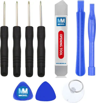 Produktbild von MMOBIEL 10 in 1 Reparatur Öffnungs Werkzeug Set für iPhone Samsung Huawei Nokia