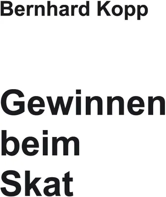 Produktbild von Gewinnen beim Skat