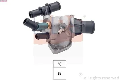 Produktbild von EPS Thermostat Kühlmittel 88°C für FIAT Doblo Cargo (223) Doblo Kombi (119, 223) MULTIPLA (186) BRAVO I (182) BRAVA (182)