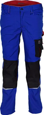 Produktbild von TERRAX WORKWEAR Herren Arbeitshose  Bundhose, Royal, Rot , Farbe:Royal/Rot, Größe:50