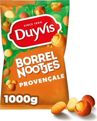 Produktbild von Duyvis Borrel Nootjes provencale 1000g (Provence-Kräuter-Hülle)